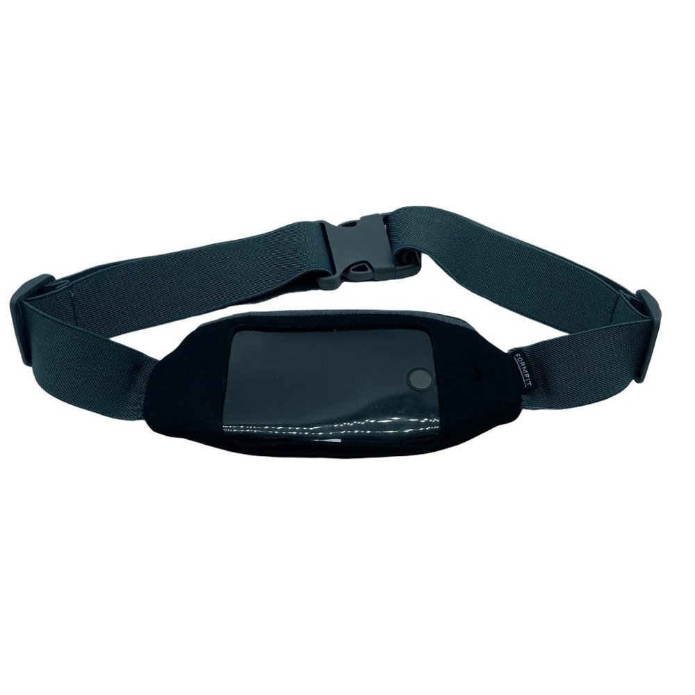 Formfit Sports Running‎ Belt Hiking Biking Fanny Pack Sweat Resistant Black